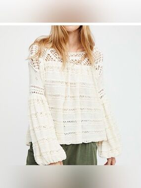 Free People Someday Crochet
Sweater Size M